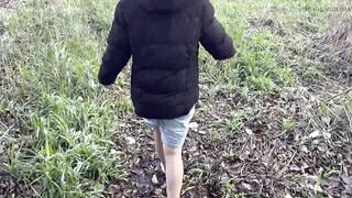 Muddy feet in a swampy bog