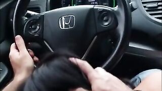 HOT BLOWJOB IN THE CAR