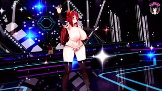 Sexy Demon Girl With Gigantic Tits Dancing (3D HENTAI)