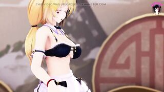 Sexy Maid Girl Dancing + Sex With Insect (3D HENTAI)