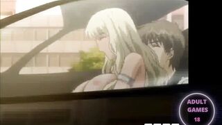 Follando en el carro hentai sin censura