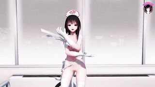 Sexy Nude Nurse Dancing In Hot Stockings (3D HENTAI)