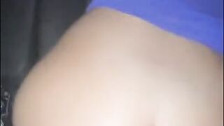 amateur chubby big ass riding dildo then fucking stepbro backshots