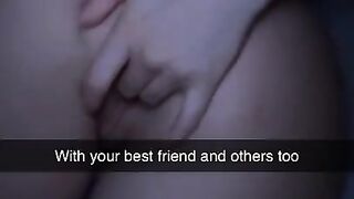 Turkish Stepsister wants to fuck during sleepover Snapchat