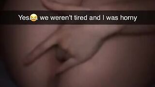 Turkish Stepsister wants to fuck during sleepover Snapchat