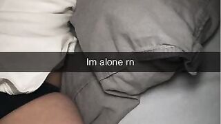 Turkish Stepsister wants to fuck during sleepover Snapchat