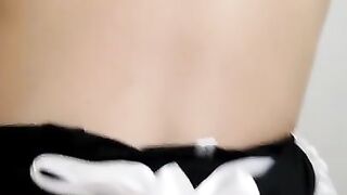 An Asian maid with her sex toys - a preview