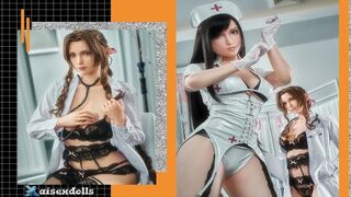 3D Porn Game Lady’s Nurse Tifa & Aerith Sex Dolls