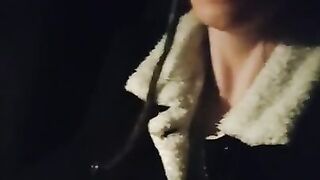 I quickly wanted myself a clit orgasm!???? I had to stop the car.???? My first masturbation video????