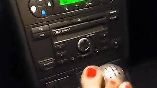 I quickly wanted myself a clit orgasm!???? I had to stop the car.???? My first masturbation video????