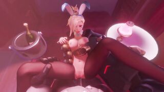 Overwatch Mercy fucked in a bar 60 FPS High Quality 3D Animated 4K