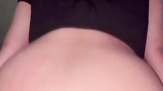 Big booty Latina rides my cock