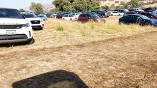 Pirate Girl Gives Parked Cars a Public Show