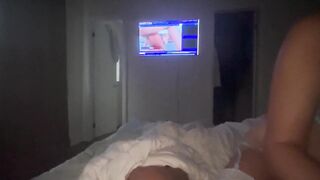 Slut wife massaging my hard cock, then uses the penis pump to get me ready for her wet pussy